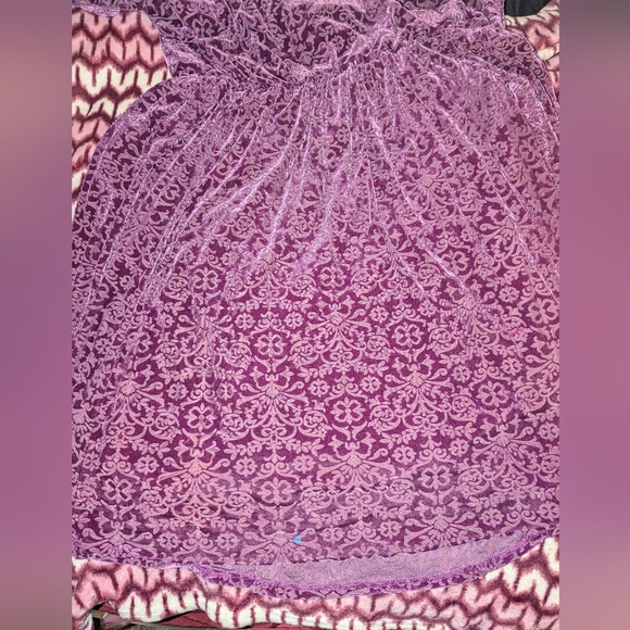 torrid Purple Lace-Textured Midi Dress - Picture 16 of 16